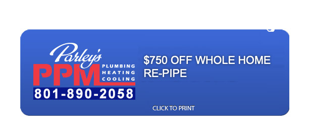 Parley's 750 coupon for whole home repipe